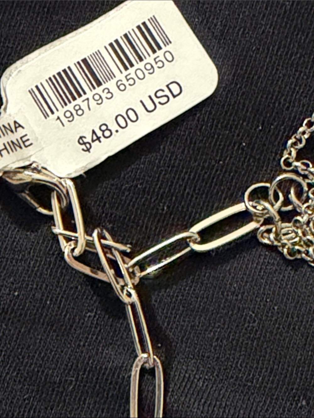 NWT Free People Luelle Layer Necklace in Silver - Picture 10 of 14